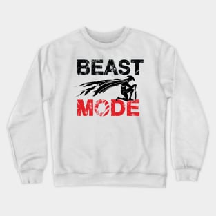 Beast mode on Crewneck Sweatshirt